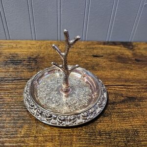 Elegant Silver Jewelry Holder